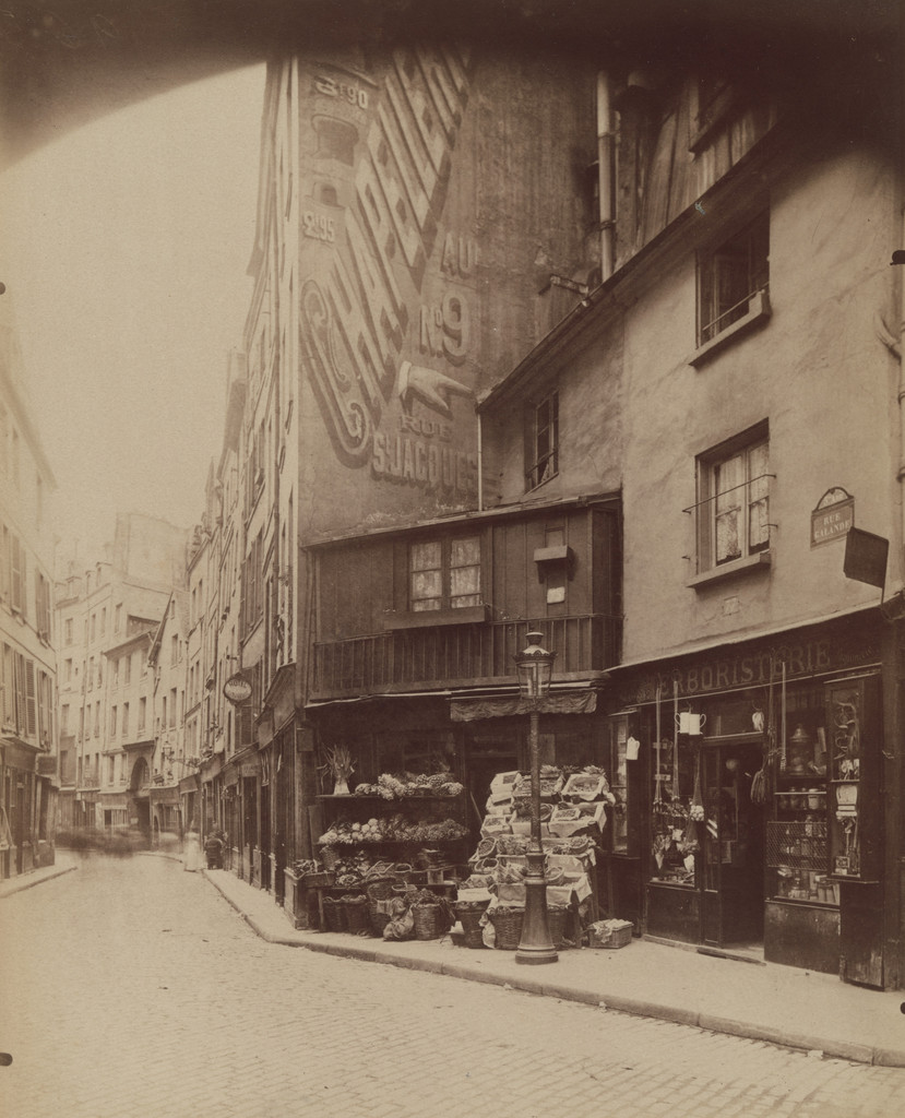 Rue Galande, Eugène Atget, 1898-99