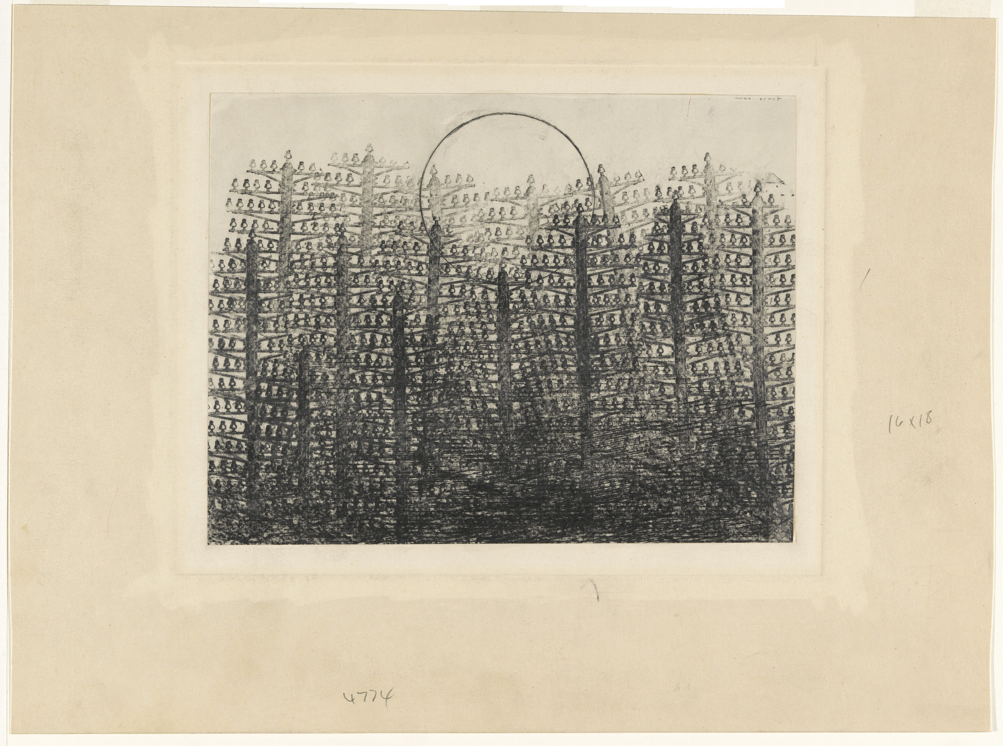 Max Ernst. Forest and Sun. 1931 | MoMA