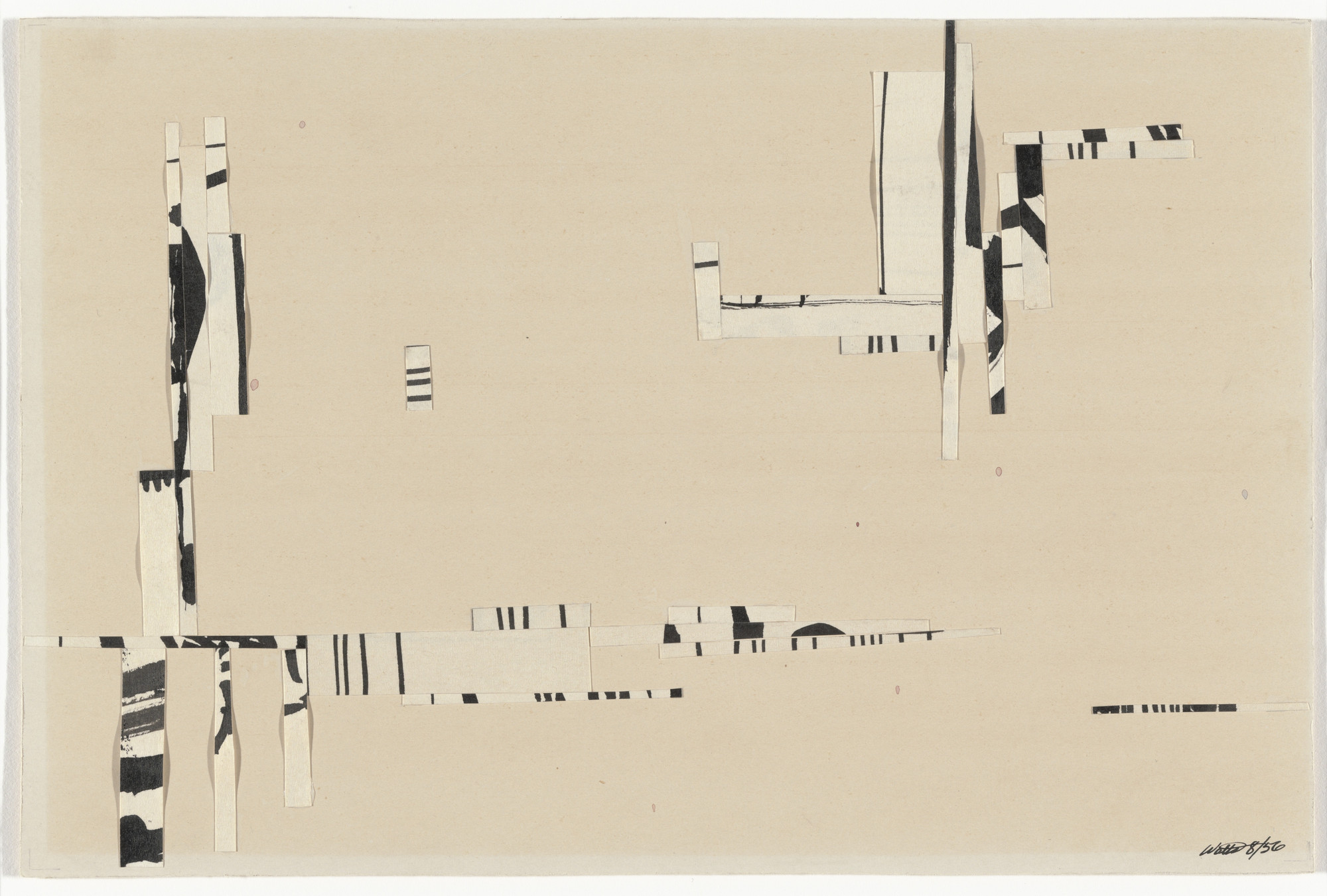 Robert Watts. Untitled (Collage, Monhegan). 1956