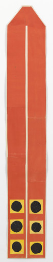 Henri Matisse. Maquette for a stole from a set of red and yellow liturgical vestments designed for the Chapel of the Rosary of the Dominican Nuns of Vence. c. 1950