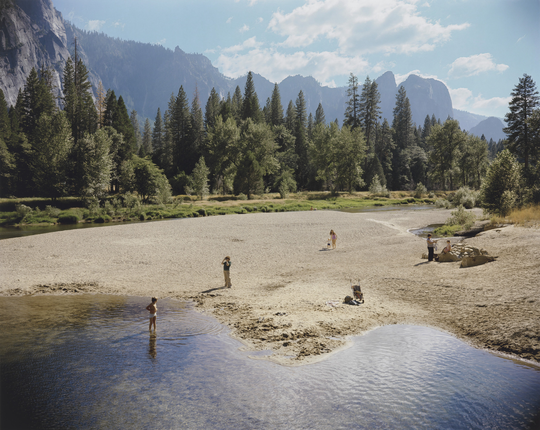 Stephen Shore. Merced River, Yosemite National Park, California, August 13, 1979. 1979