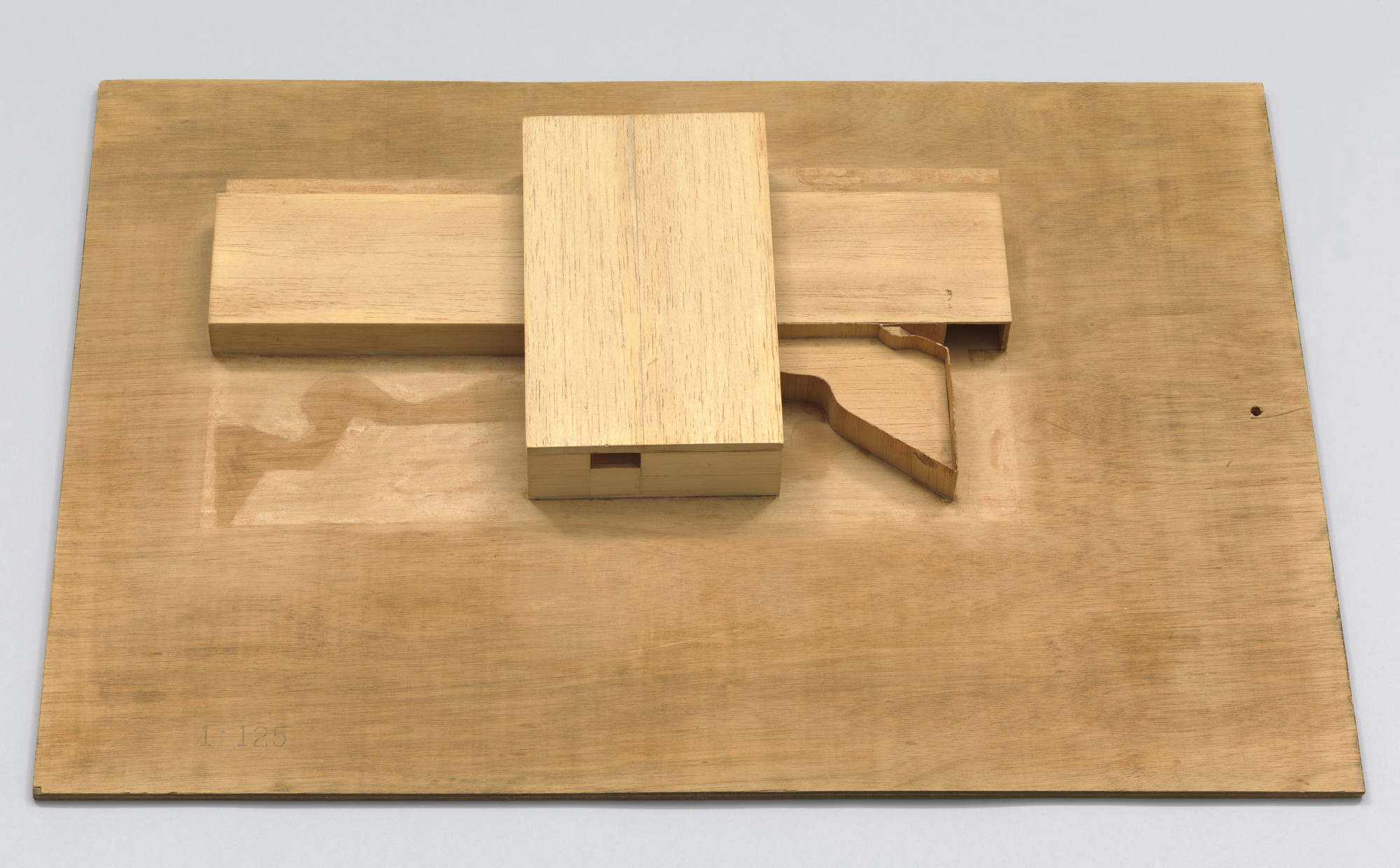 Paulo Mendes da Rocha. House in Catanduva Project, São Paulo, Brazil (Scale model 1:125). 1979