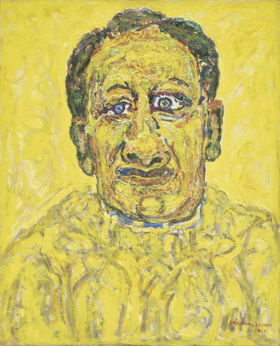 Beauford Delaney. Portrait of Howard Swanson. 1967