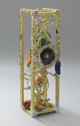 Thomas Lanigan-Schmidt. The Cuckoo Egg Cup Under Spilling Plastic Flowers. 1985