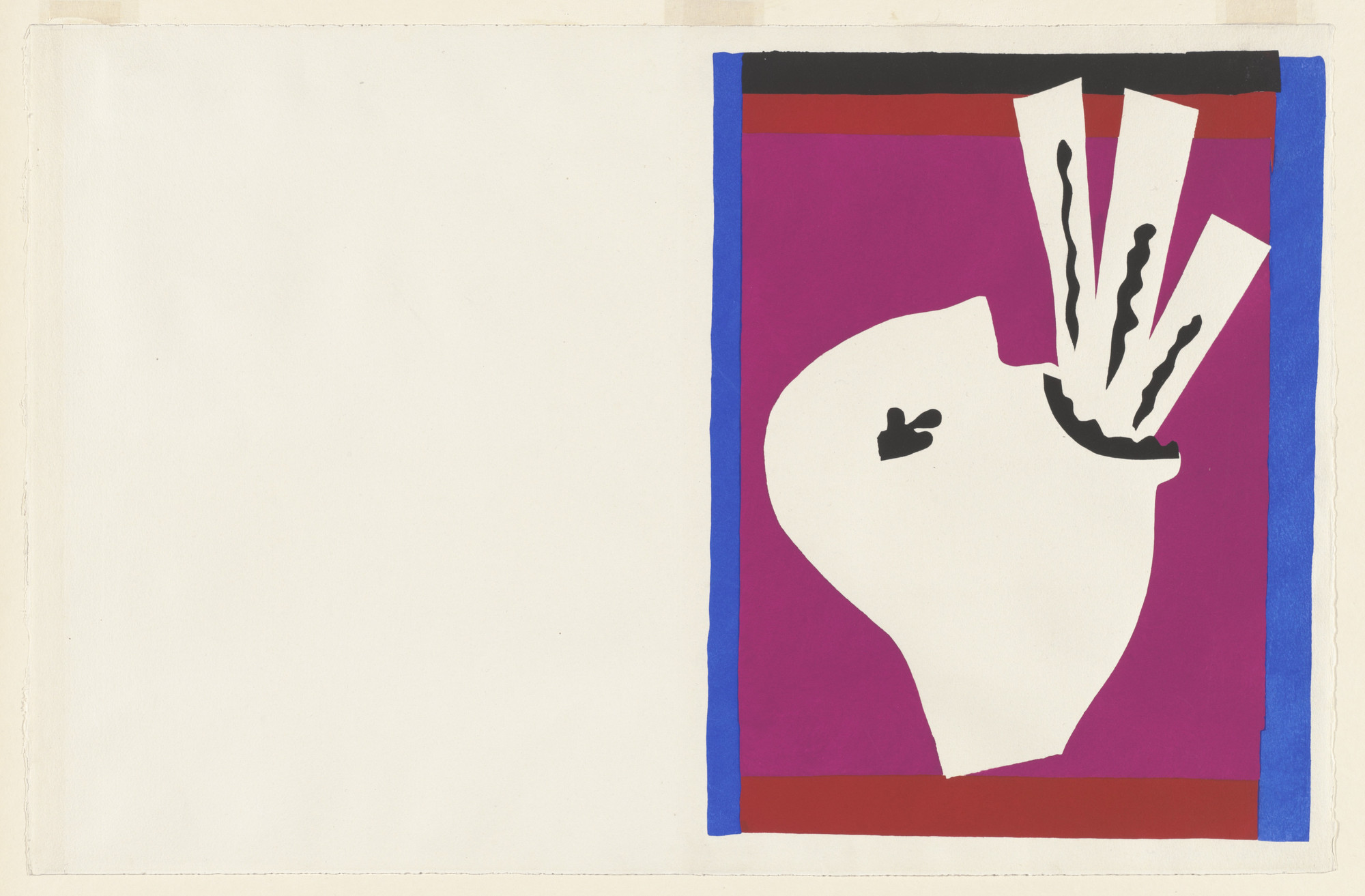 Henri Matisse. The Sword Swallower (L&#39;Avaleur de sabres) from Jazz. 1947