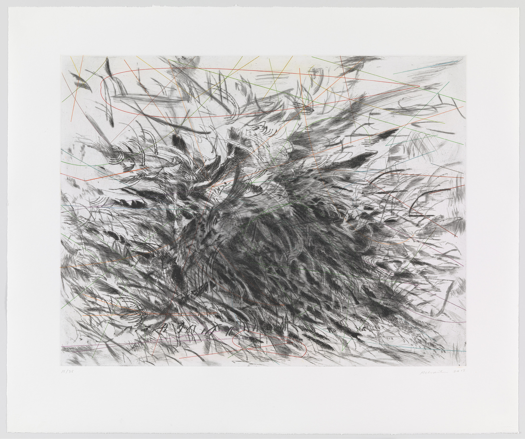 Julie Mehretu. Untitled from Algorithms, Apparitions and Translations