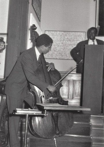 Duo for Voice and a String Instrument, performed during Kleines Sommerfest: Après John Cage, Galerie Parnass, Wuppertal, West Germany, June 9, 1962
