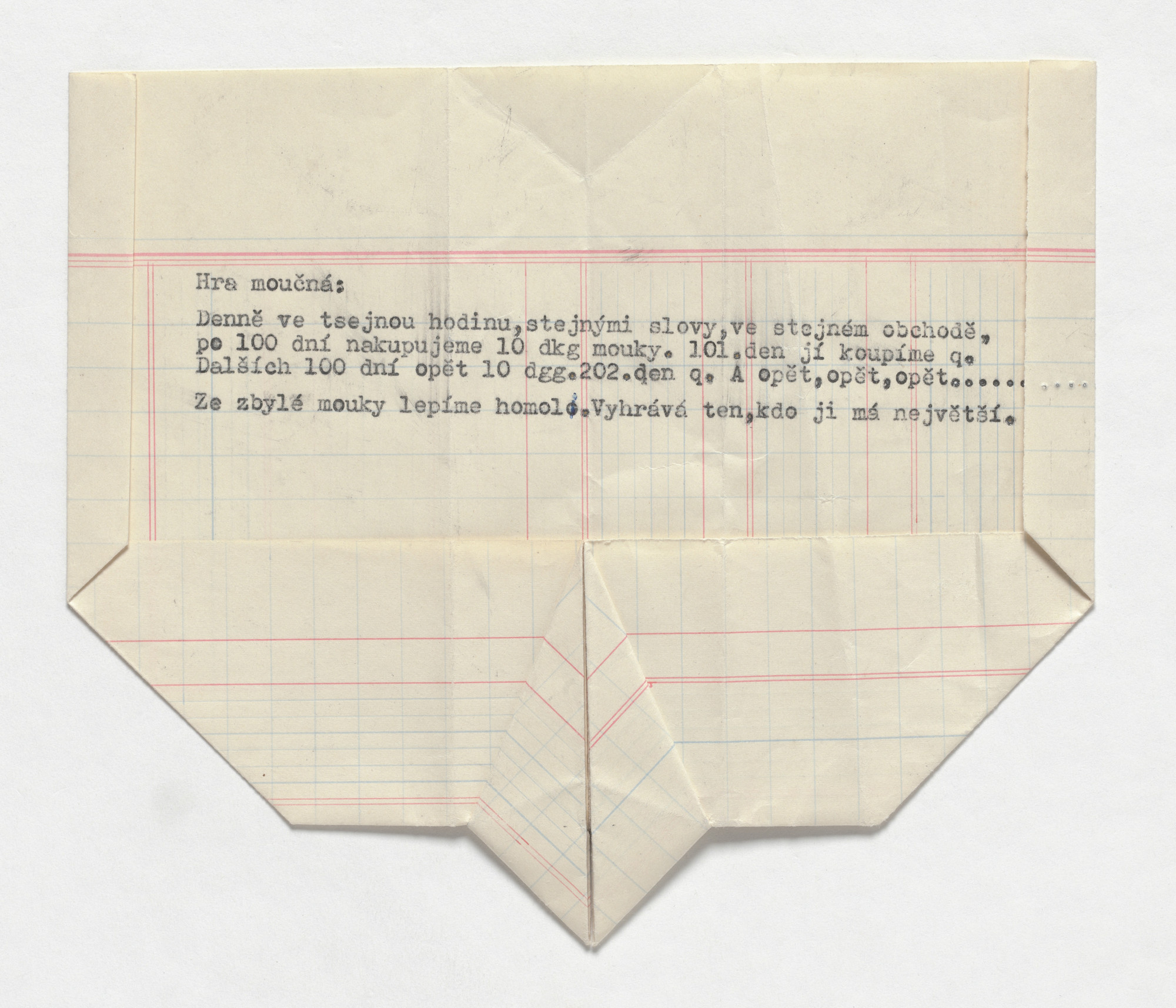 Milan Knížák. Paper Glider