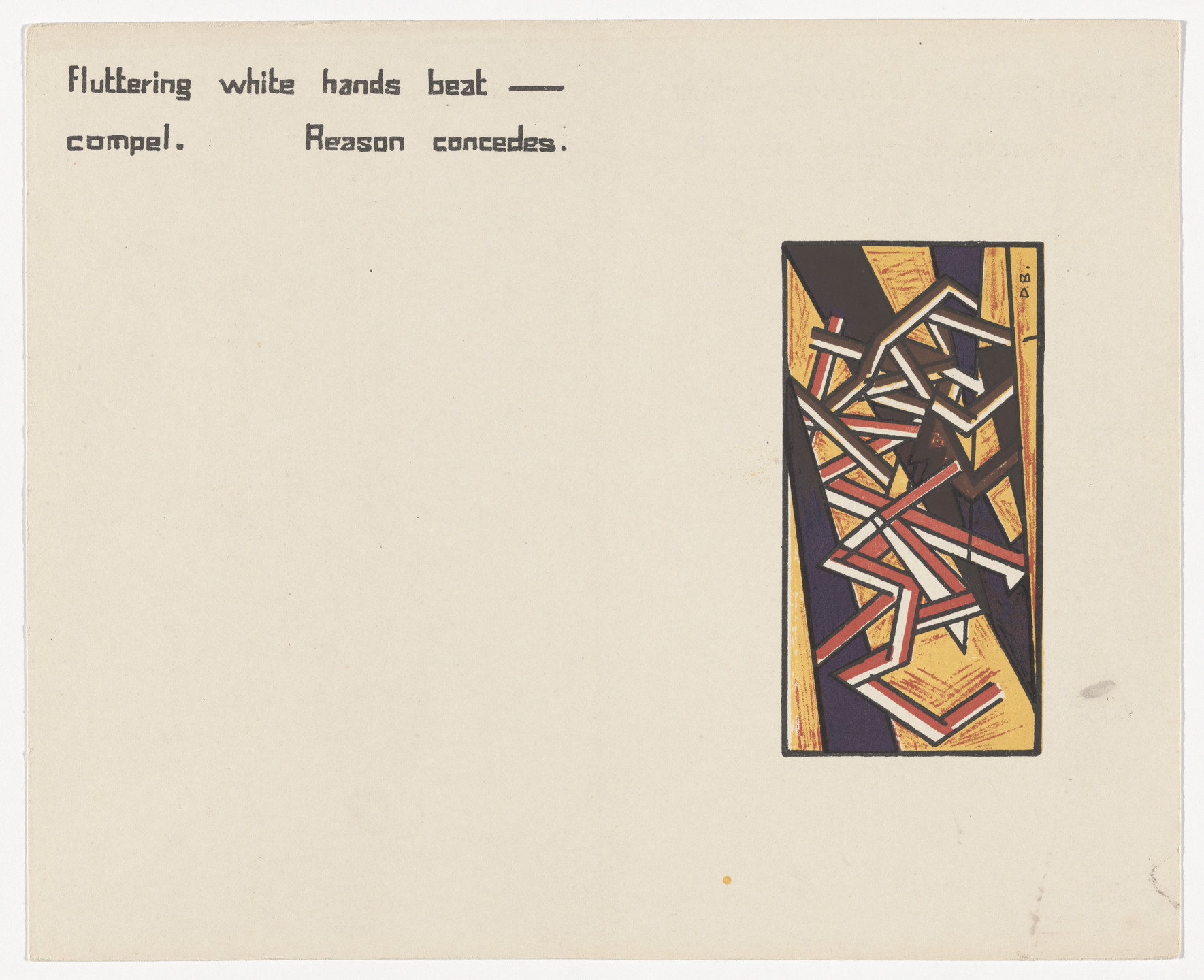 David Bomberg. Russian Ballet. 1919