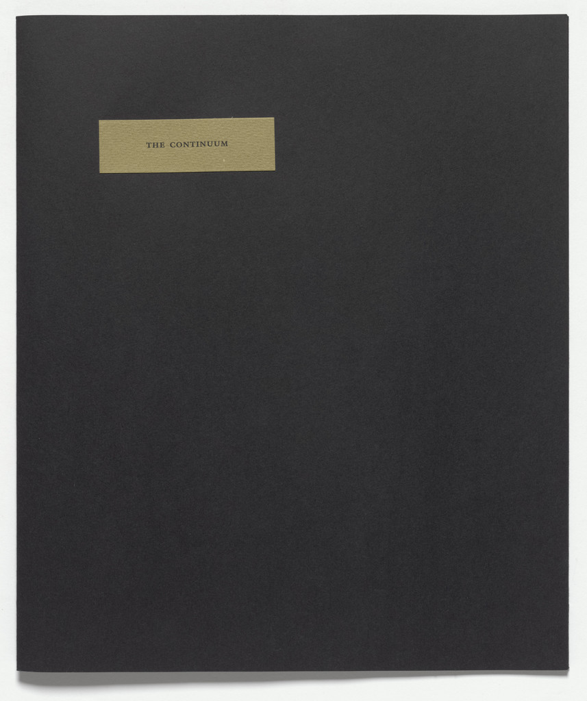 The Continuum from À l'Infinitif (La Boîte Blanche) (In the Infinitive [The White Box])