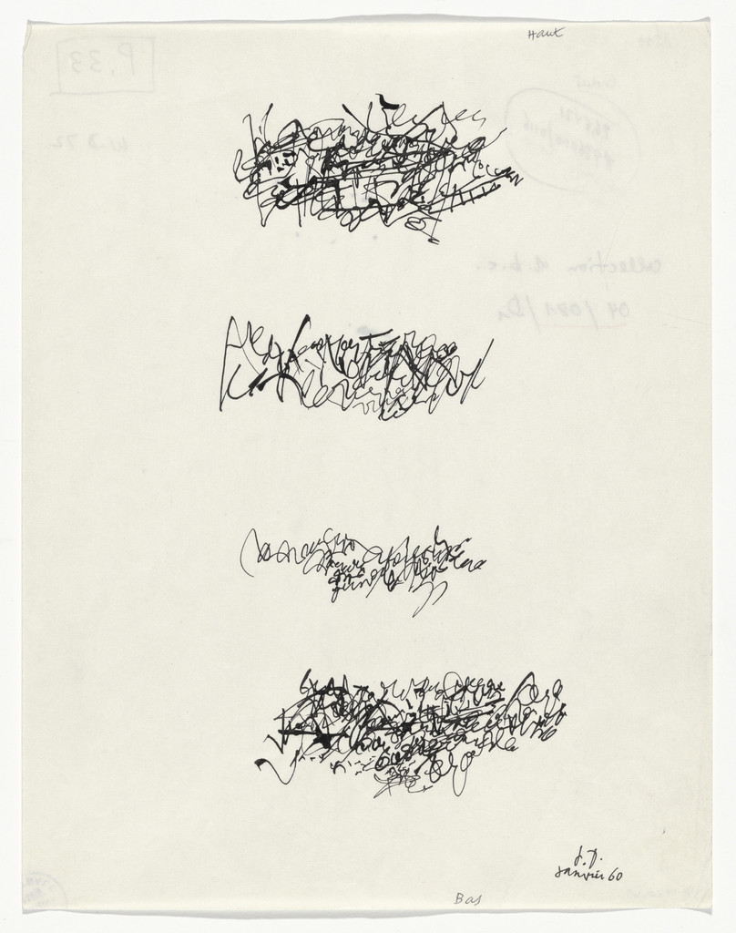 Four Scribbles (Quatre gribouillis)