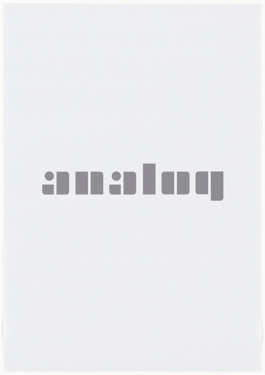 Dorit Margreiter. zentrum (analog). 2006