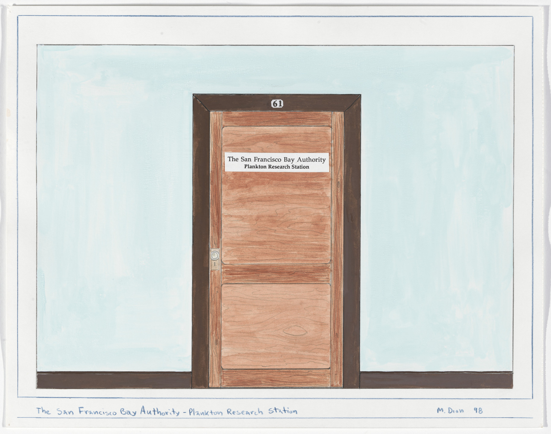 Mark Dion. The Department of Marine Animal Identification of the City of San Francisco (Chinatown Division); The American Acclimatization Society; The San Francisco Bay Authority – Plankton Research Station. 1998
