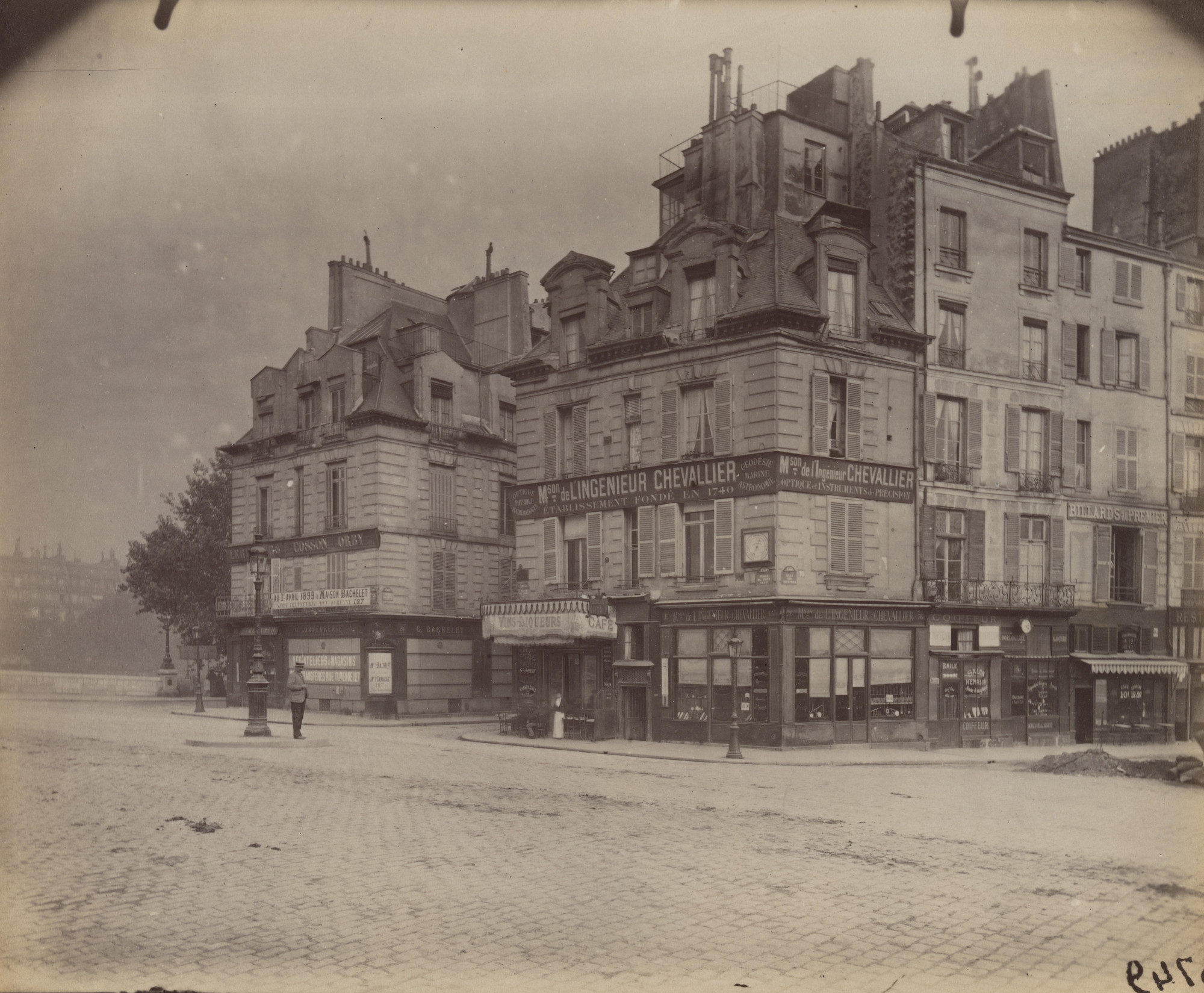 Eugène Atget. Pont-Neuf, terre-plein du Pont-Neuf