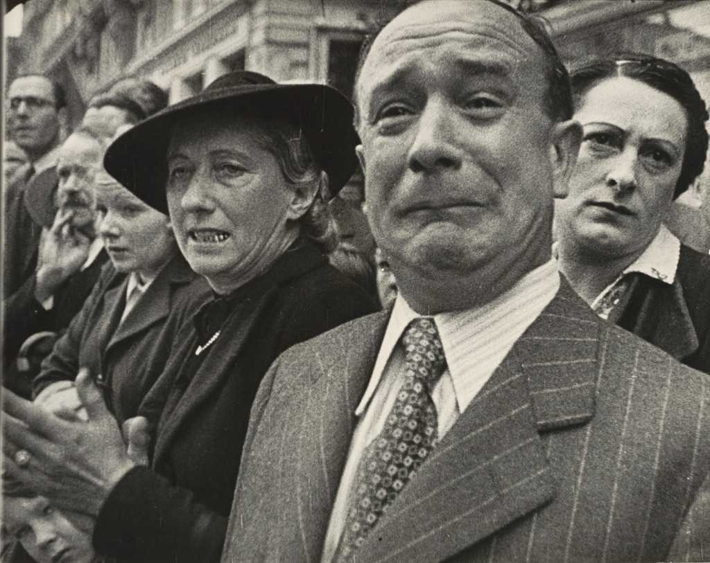 Frenchman Weeping as French Flags Leave Just Ahead of Germans