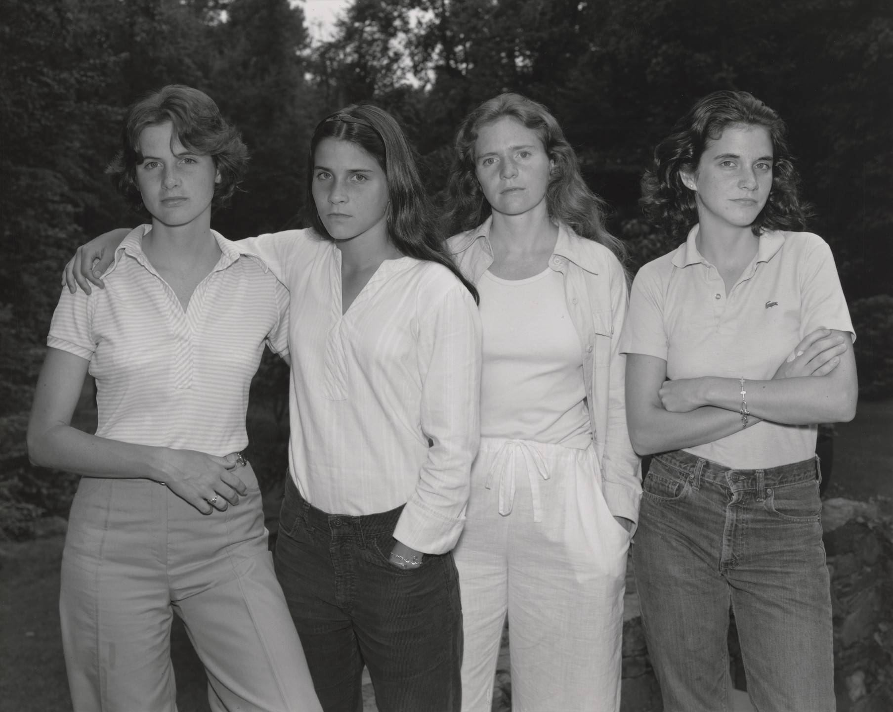 Nicholas Nixon. The Brown Sisters, New Canaan, Connecticut. 1975