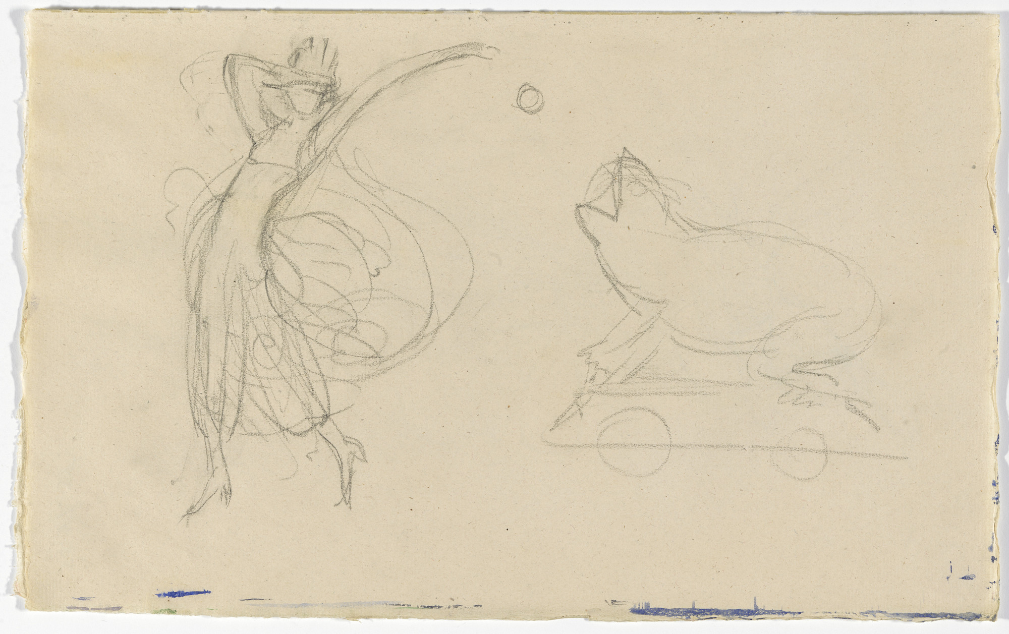 Florine Stettheimer. Costume design for artist's ballet Orphée of the Quat-z-arts
