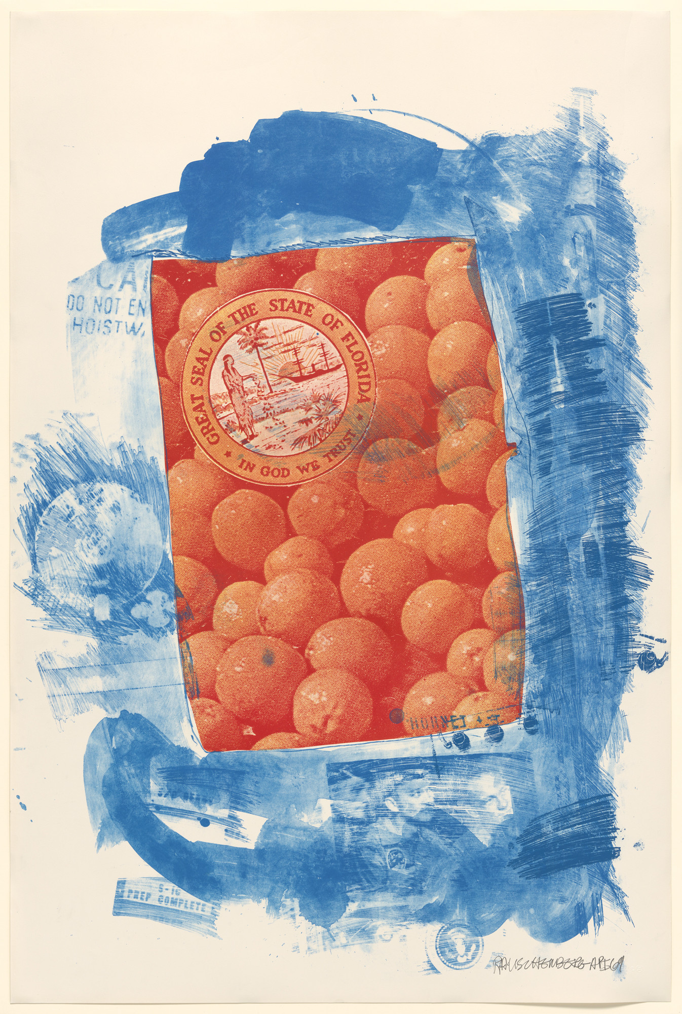 Robert Rauschenberg. Banner from Stoned Moon Series. 1969 | MoMA