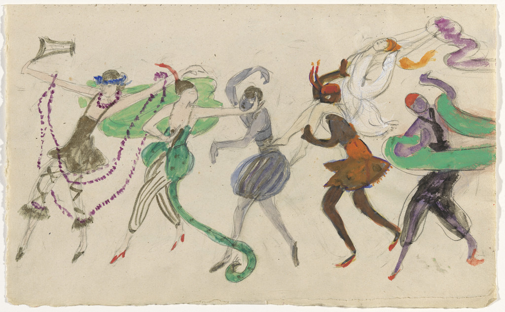 Costume design for artist's ballet Orphée of the Quat-z-arts