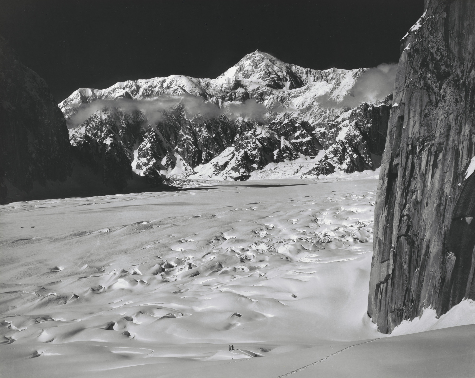 Bradford Washburn. The Southeast Face of Mt. McKinley Seen from the Gateway of the Great Gorge, Alaska