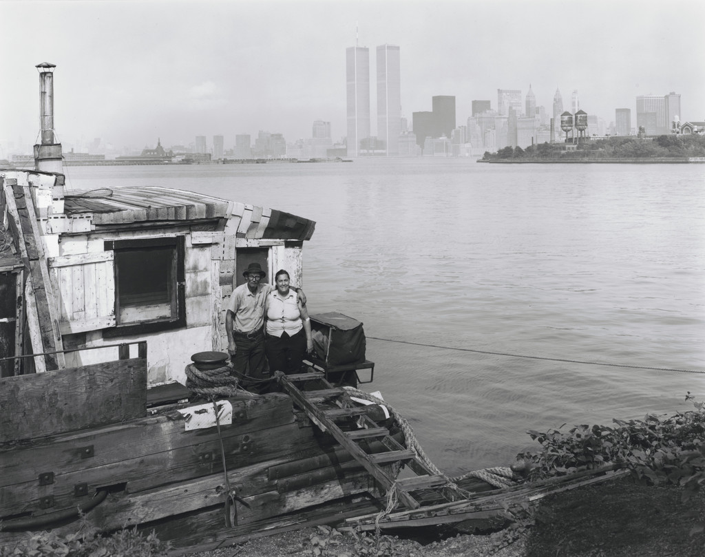 Charlie and Violet on Their Houseboat, Jersey City, New Jersey