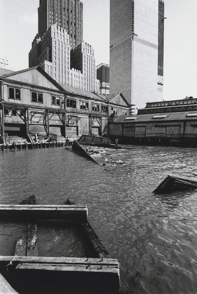 Parked Island Barges on the Hudson