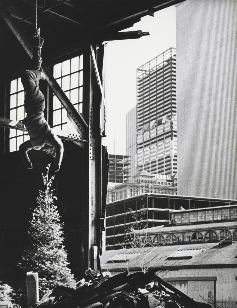 Parked Island Barges on the Hudson