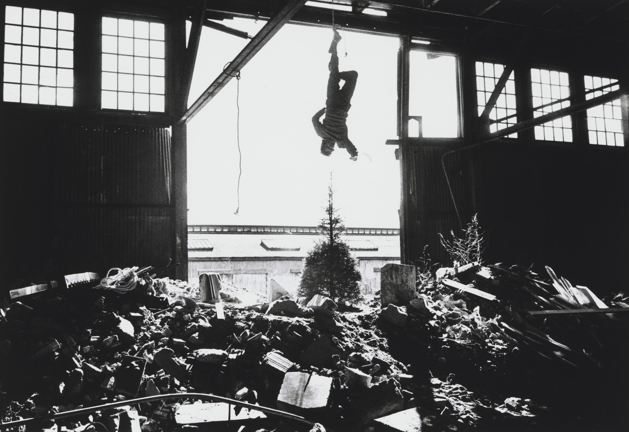 Gordon Matta-Clark, Harry Shunk, János Kender. Parked Island Barges on the Hudson. 1971