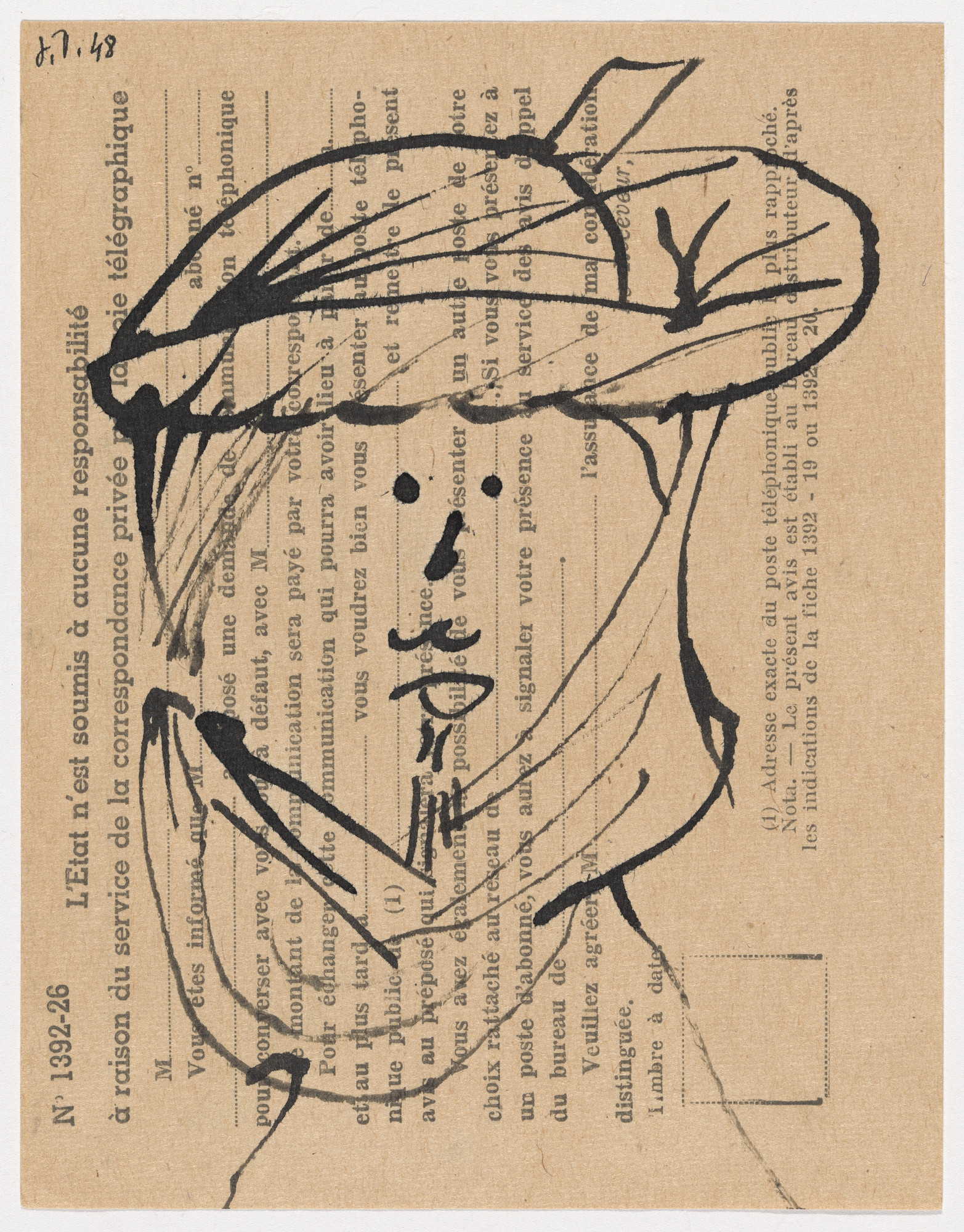 Jean Dubuffet. Sketchbook: El Golea, II