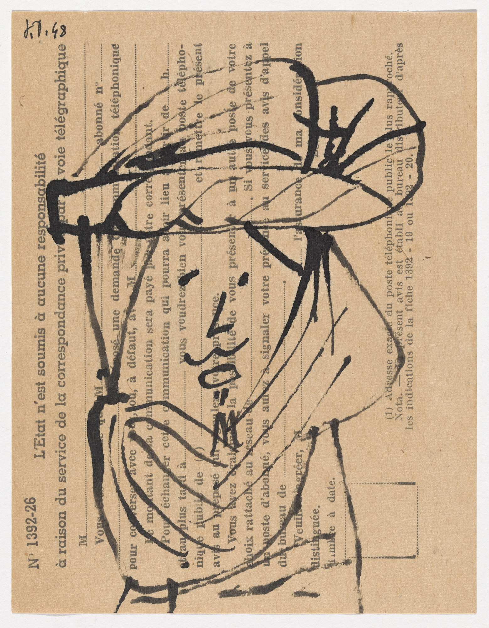 Jean Dubuffet. Sketchbook: El Golea, II