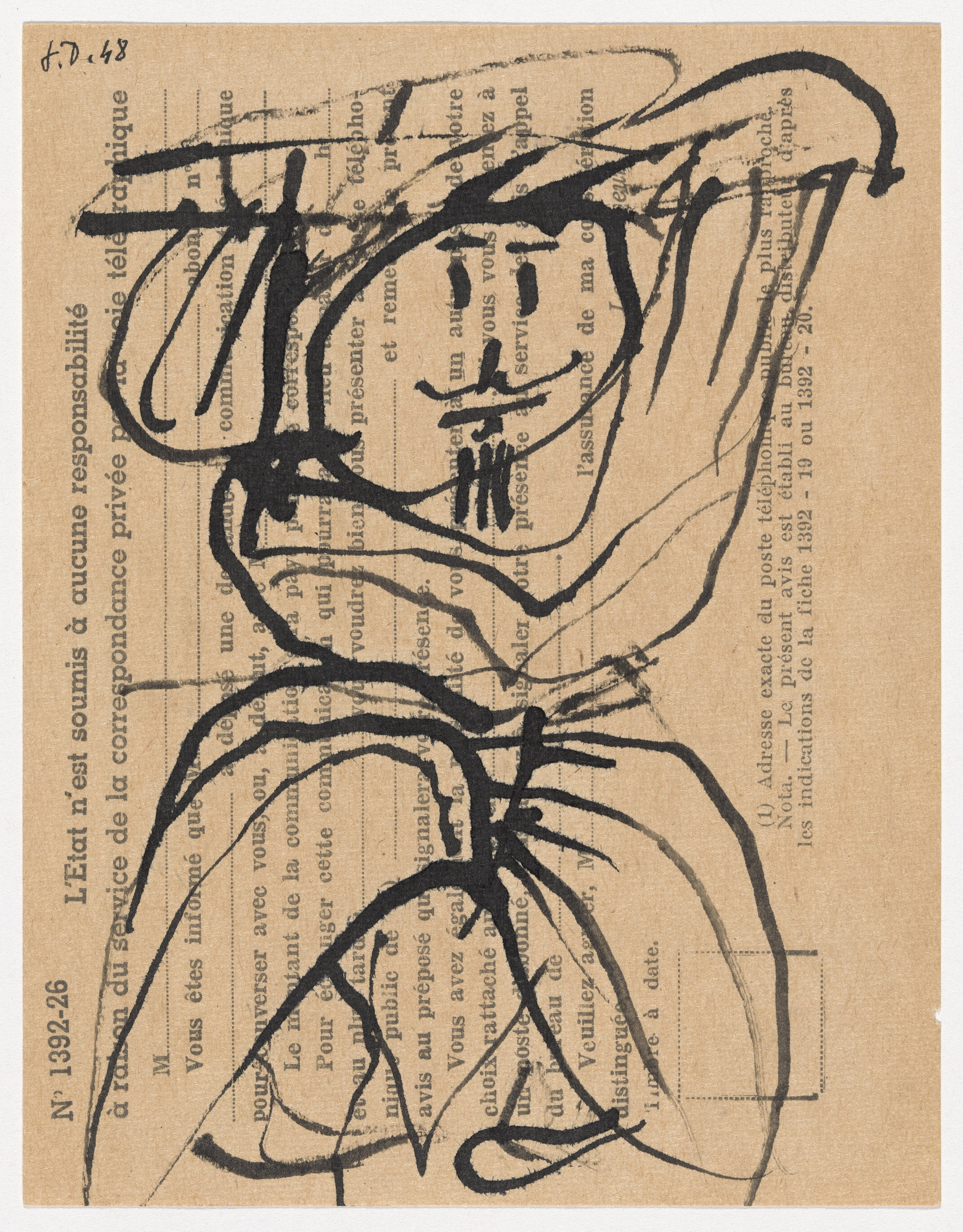 Jean Dubuffet. Sketchbook: El Golea, II