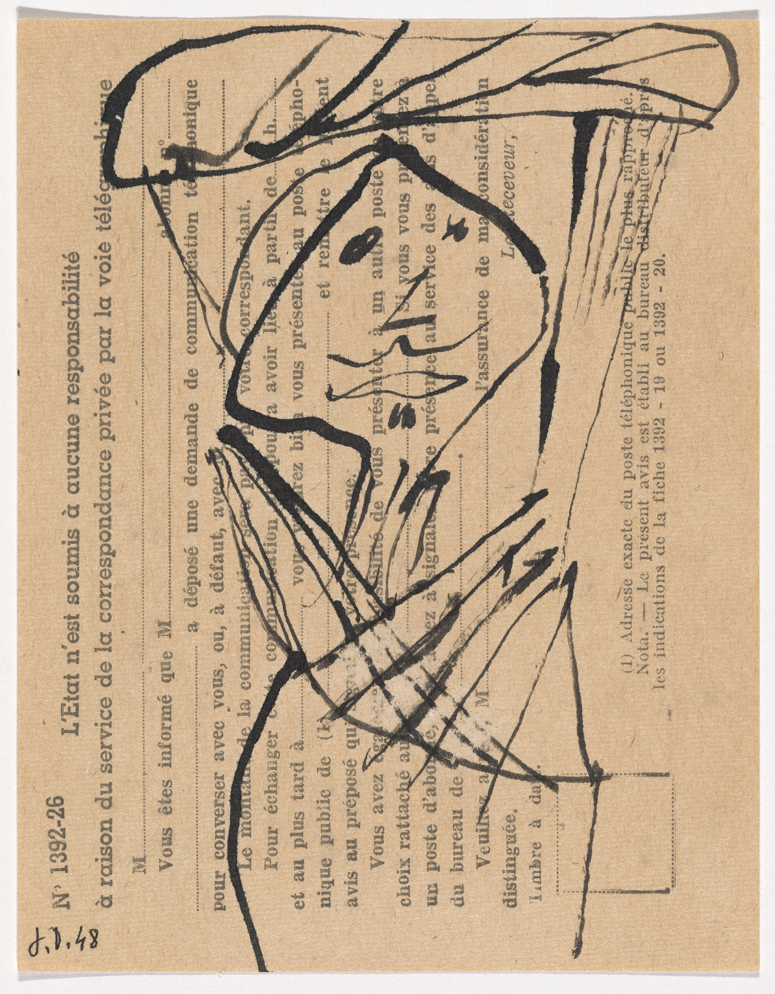 Jean Dubuffet. Sketchbook: El Golea, II