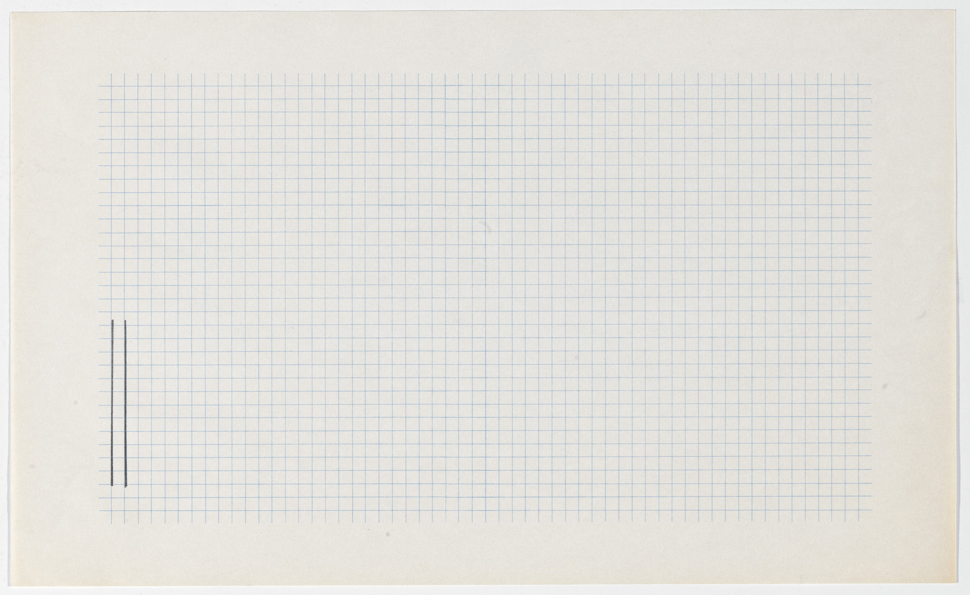 Peter Downsbrough. Untitled. 1973–74
