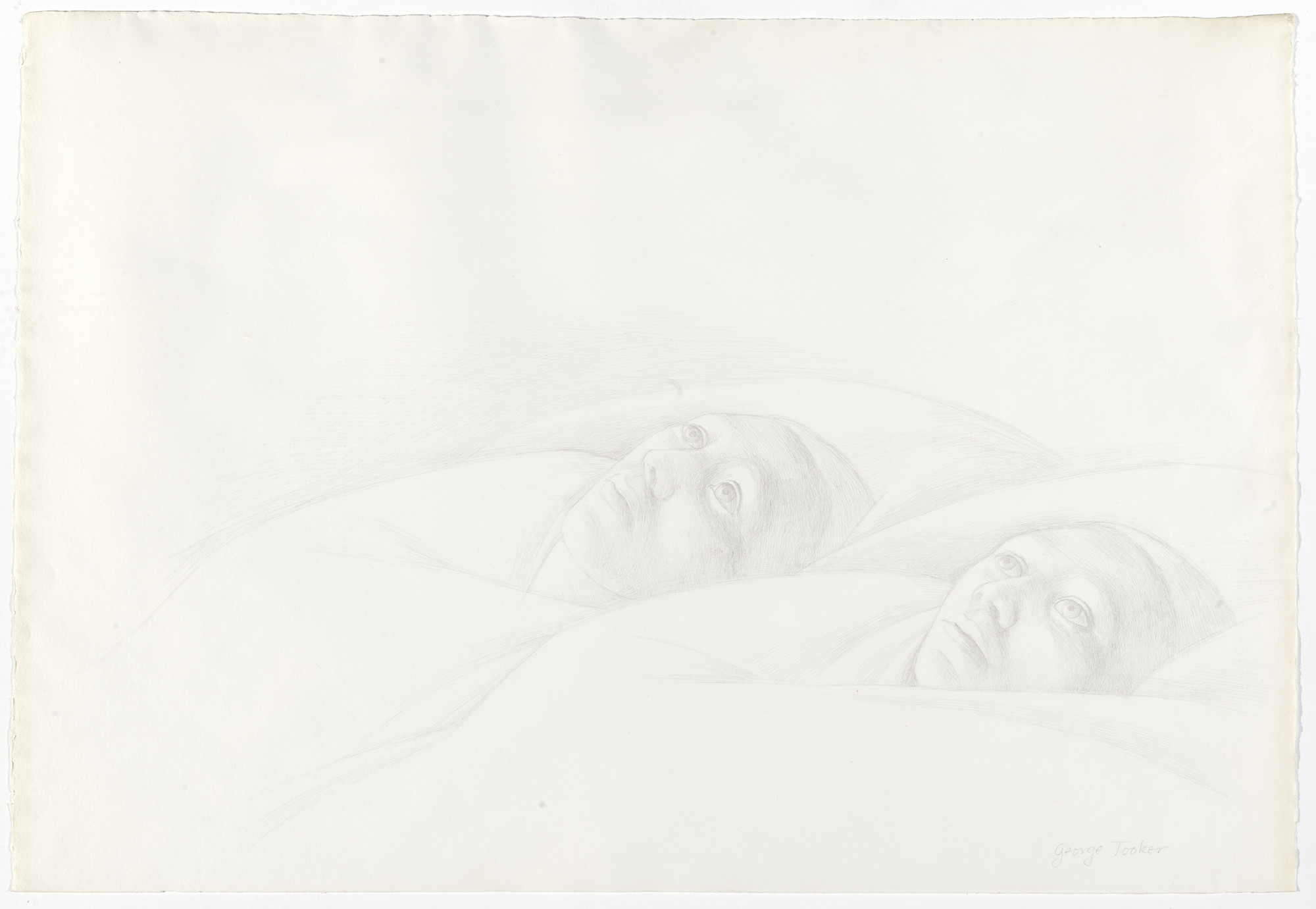 George Tooker. Sleepers. 1959