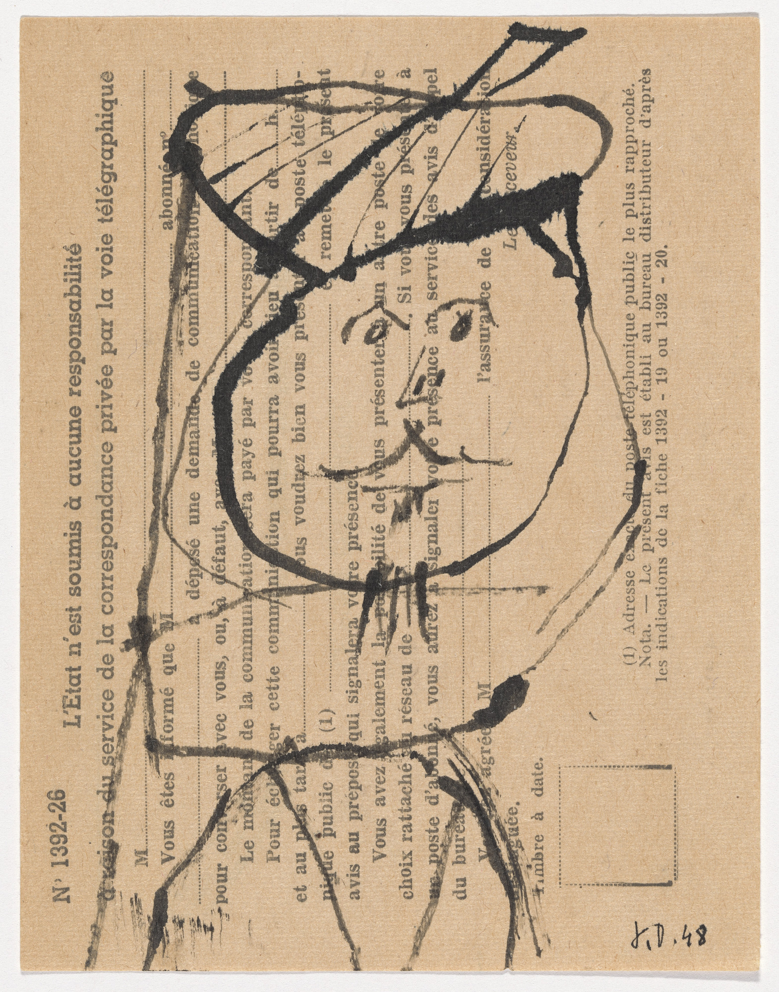 Jean Dubuffet. Sketchbook: El Golea, II