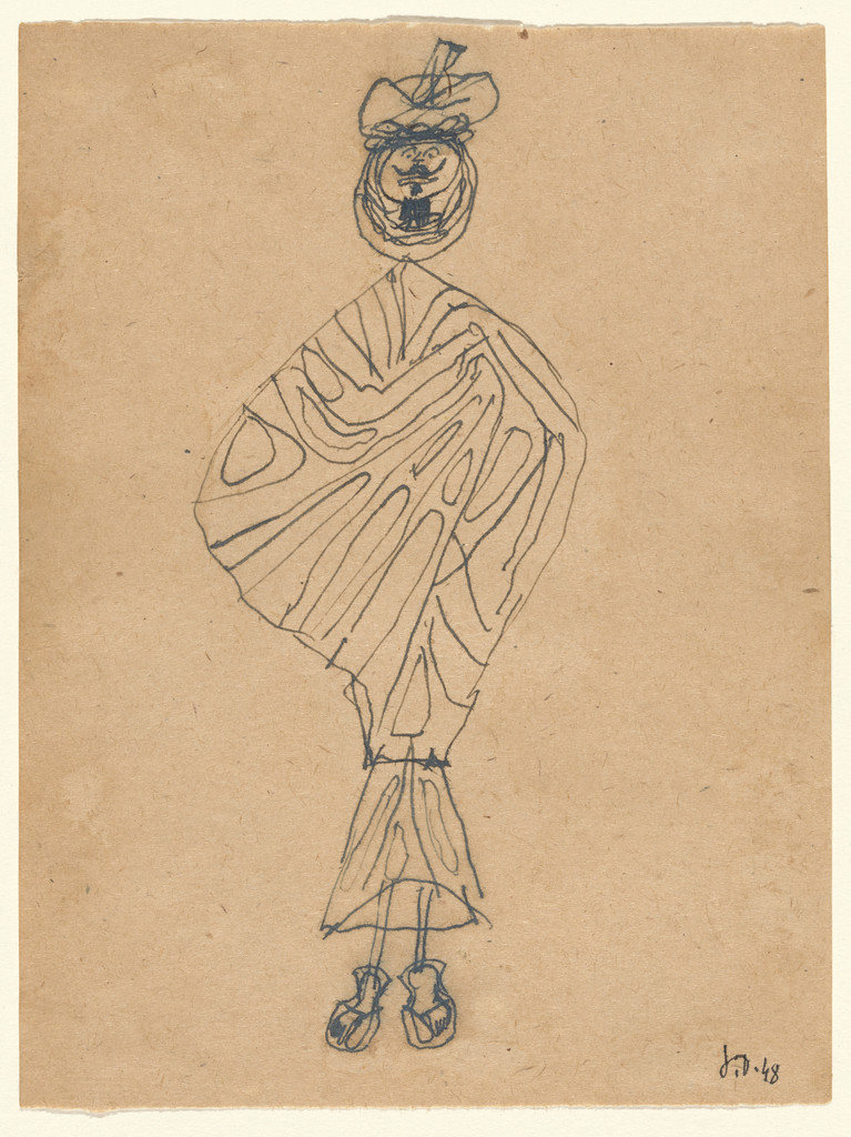 Arab, page from the sketchbook El Golea, II