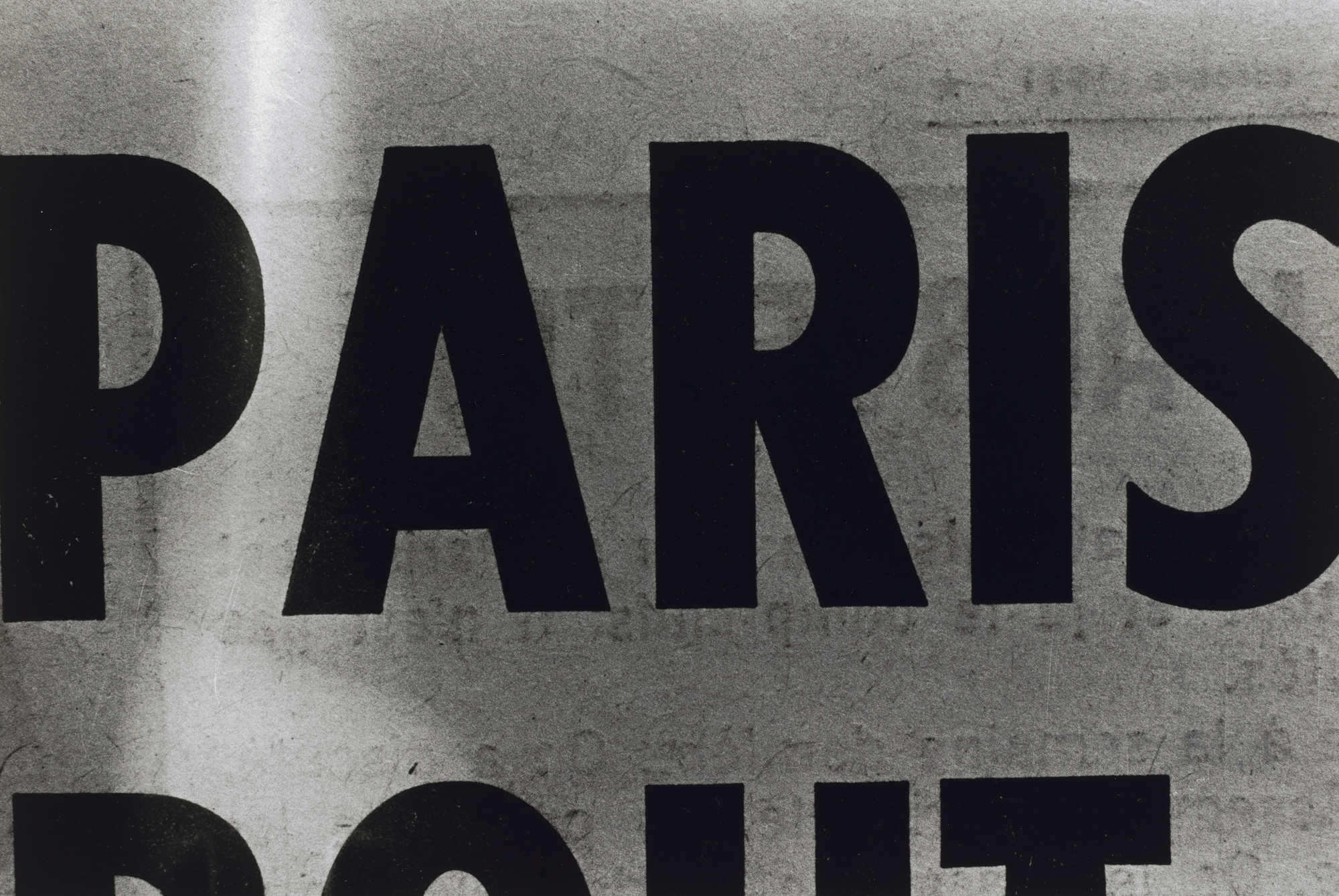 Takuma Nakahira. Untitled from the series Circulation: Date, Place, Events. 1971