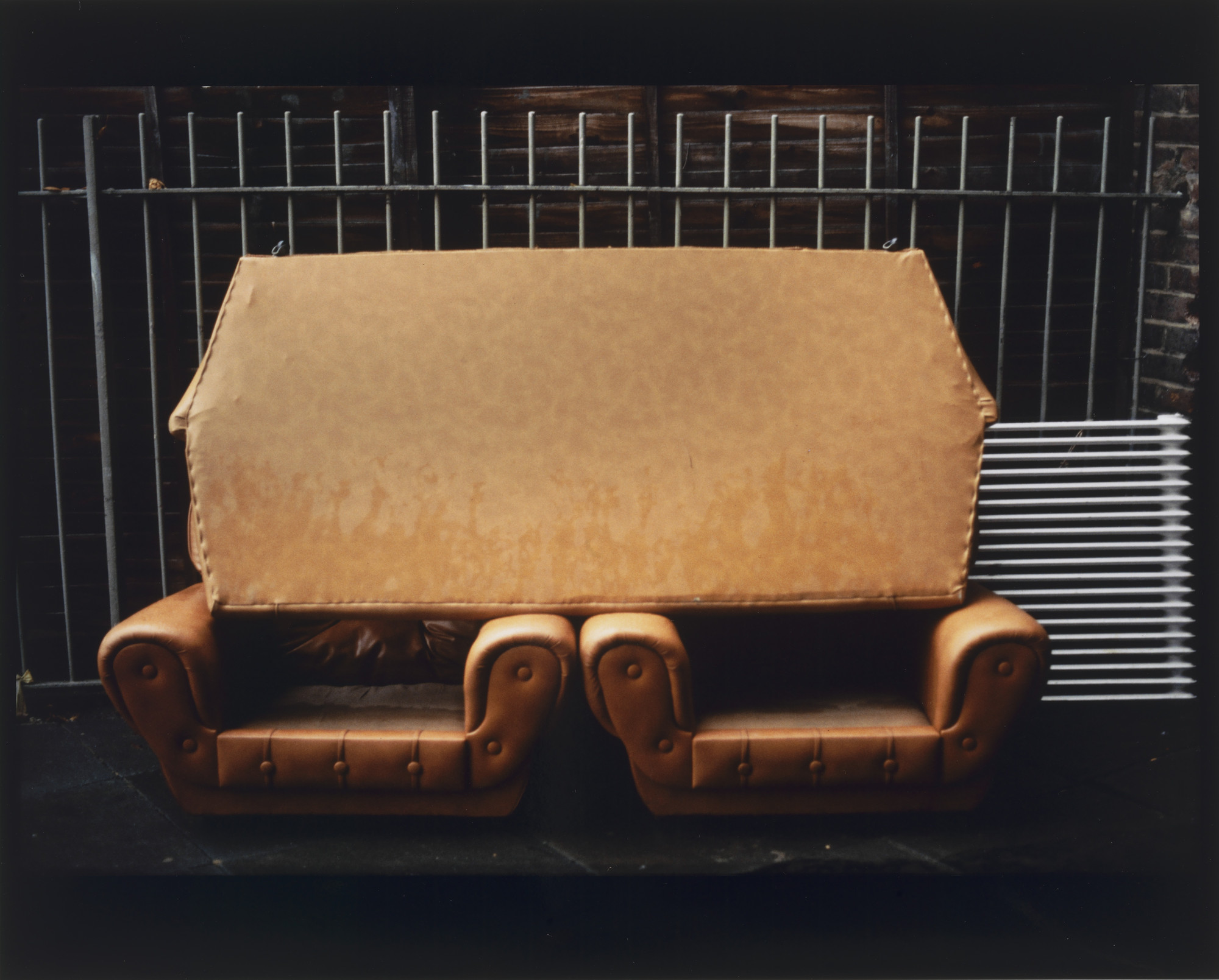 Rachel Whiteread. Furniture: Three Piece Suite with Radiator, London