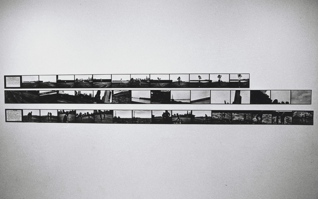 Installation view of the exhibition, "Projects: Pier 18", János Kender, Harry Shunk, 1971
