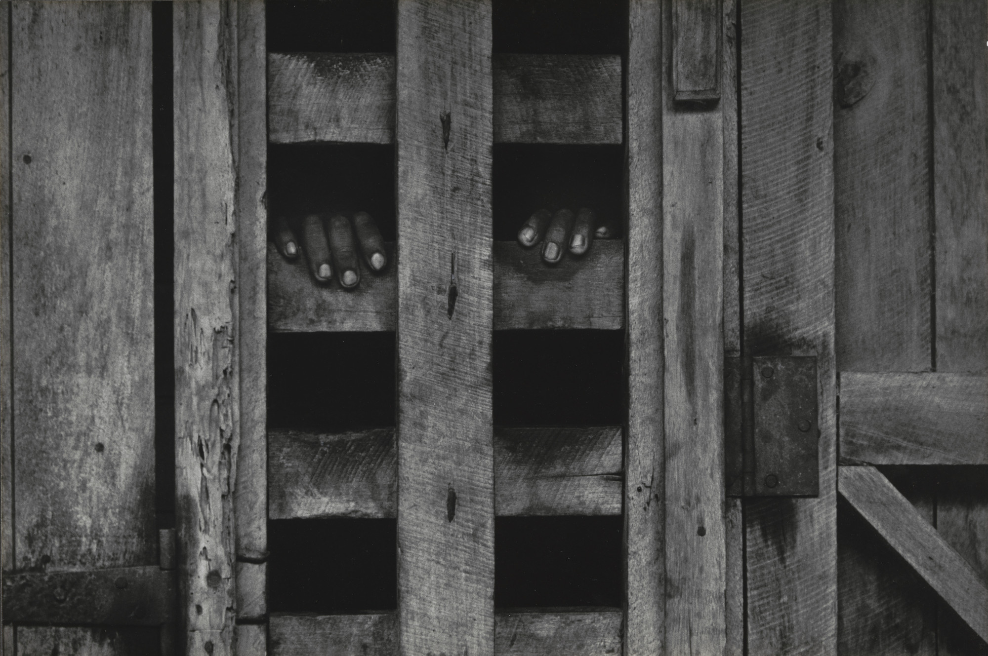 W. Eugene Smith. Insane Stockade, at Dr. Schweitzer's