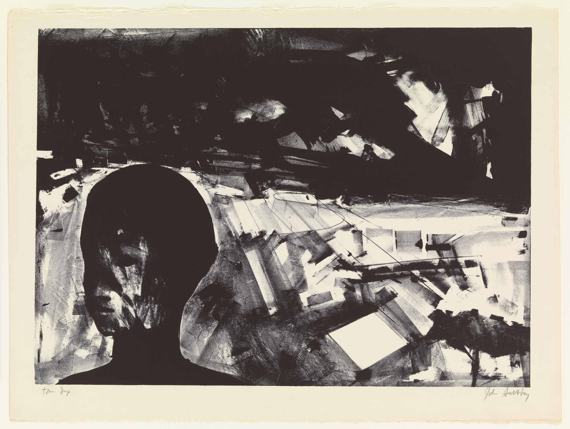 John Hultberg. Head in Landscape