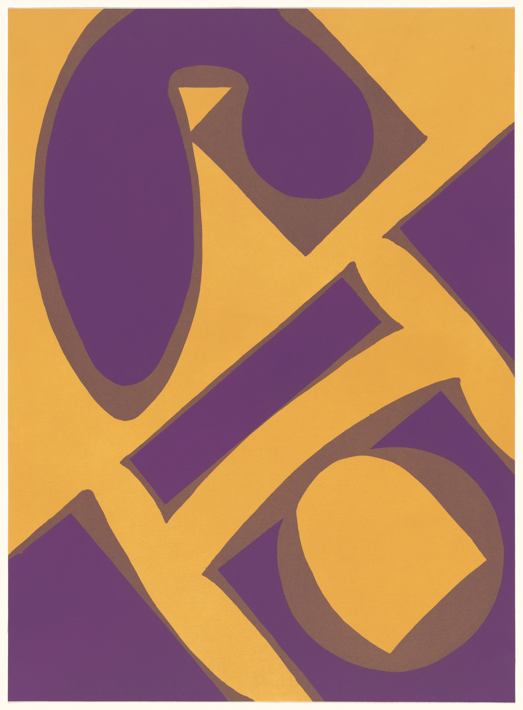 George Sugarman. Yellow and Purple. 1965