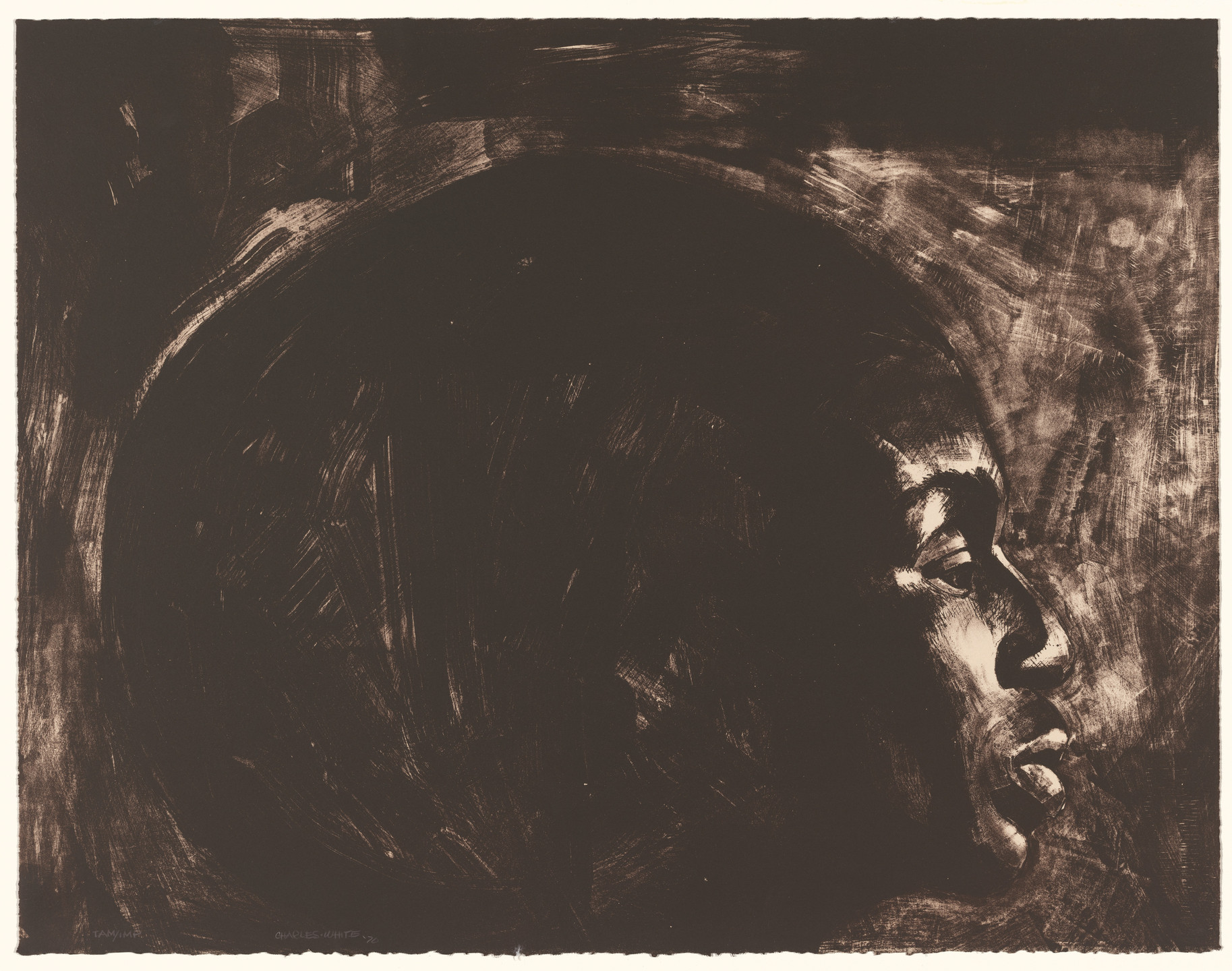 Charles White. Wanted Poster Series #15. 1970