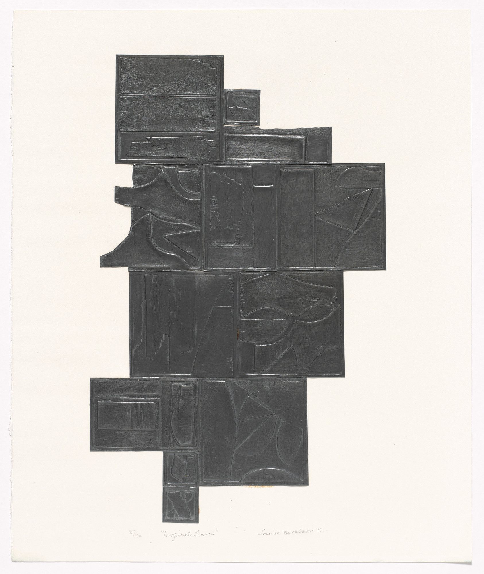 Louise Nevelson. Tropical Leaves