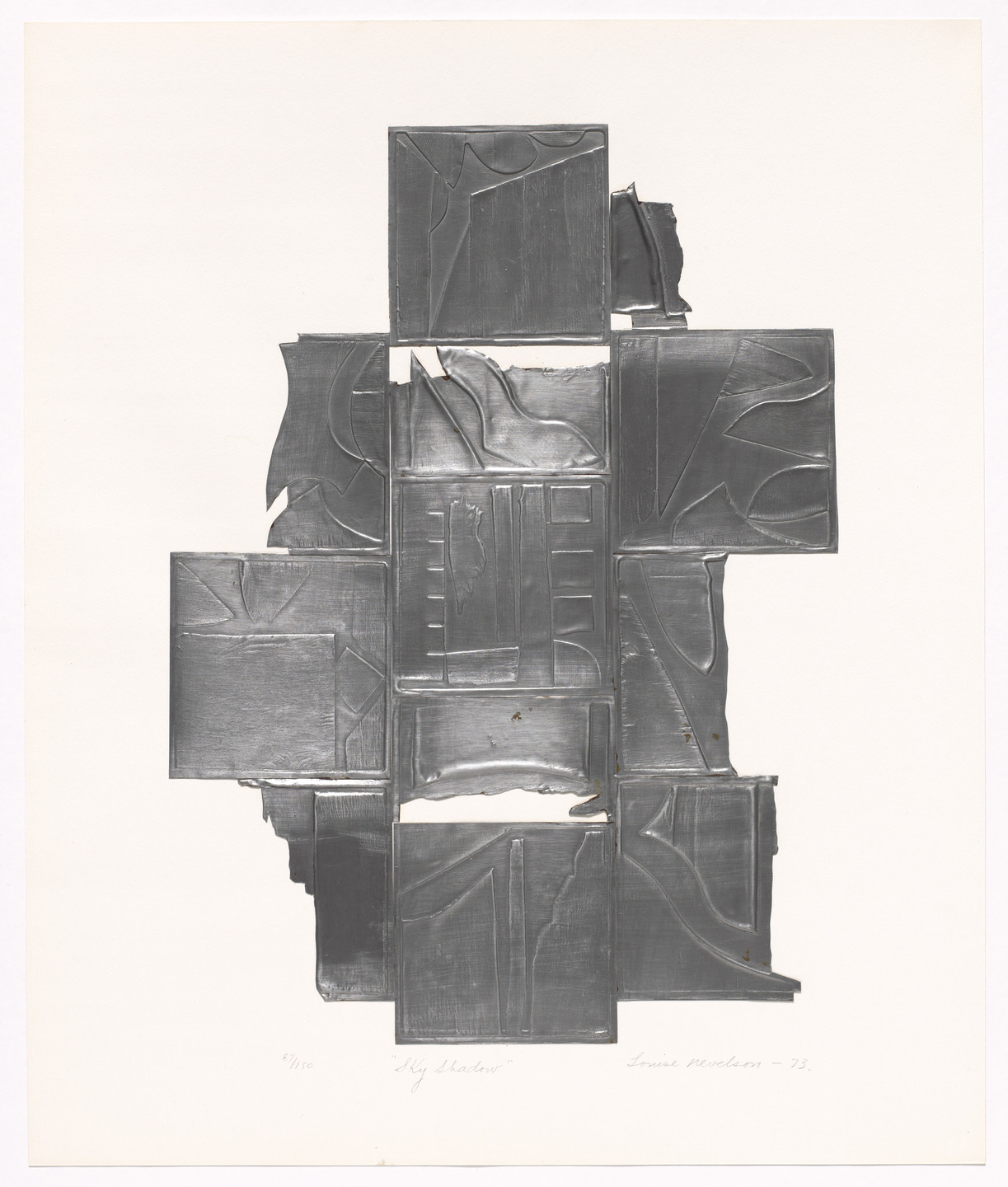 Louise Nevelson. Sky Shadow. 1973