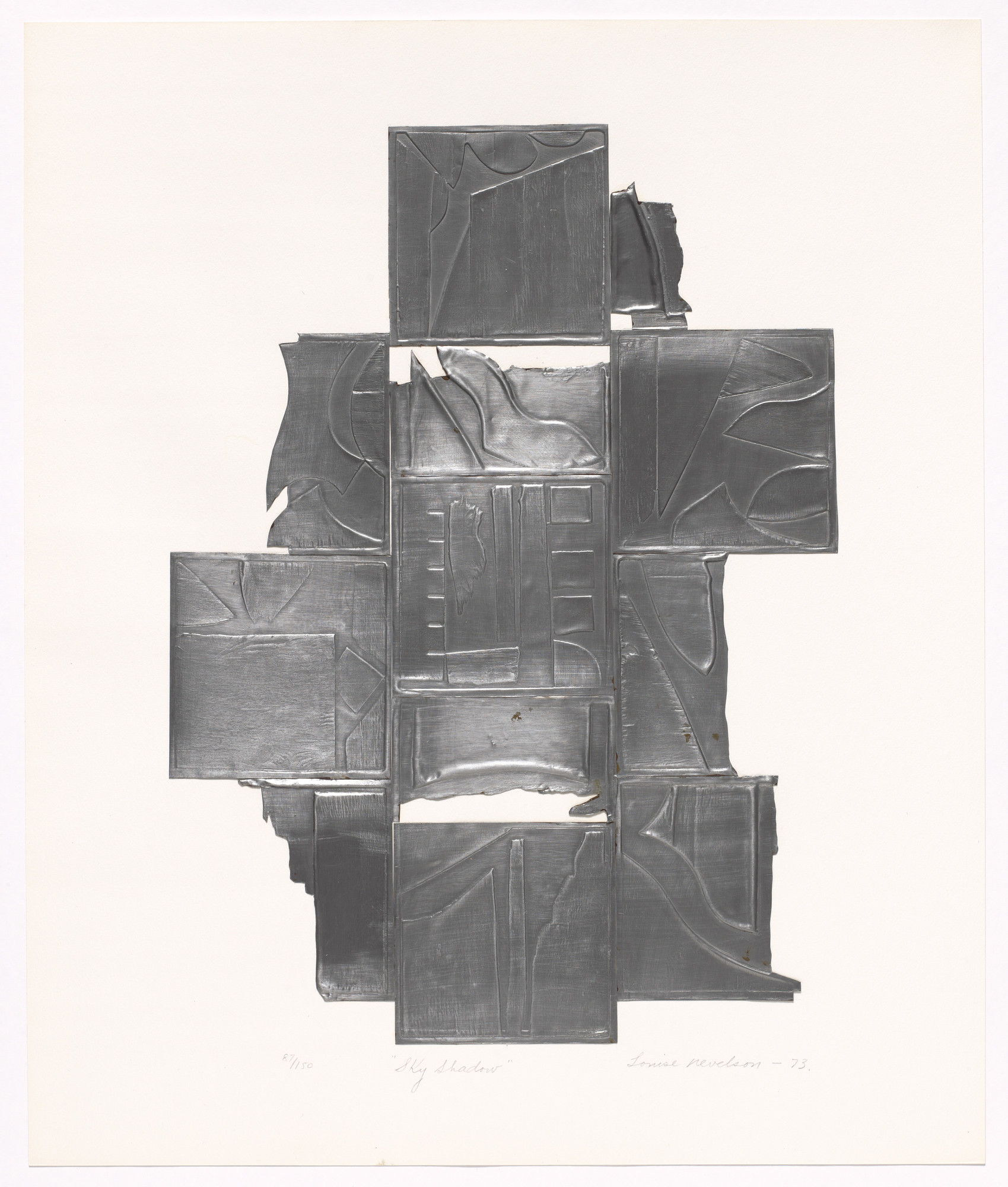 Louise Nevelson. Sky Shadow