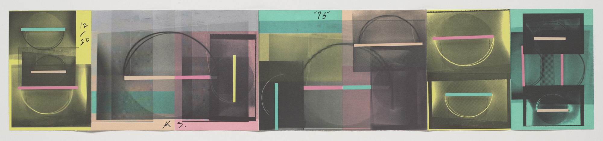 Keith Sonnier. Lit Circle from Computographics