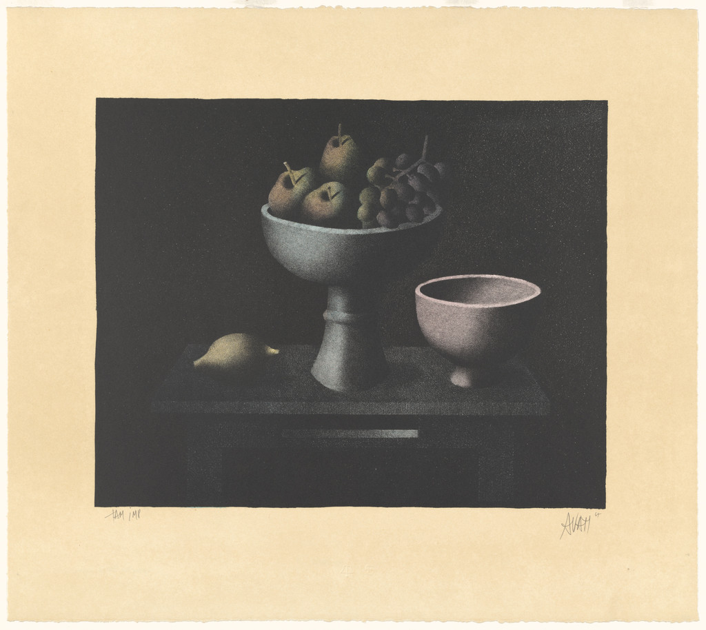 Lemon, Bowl and Fruit-Dish (Citron, Bol et Compotier), Mario Avati, 1967