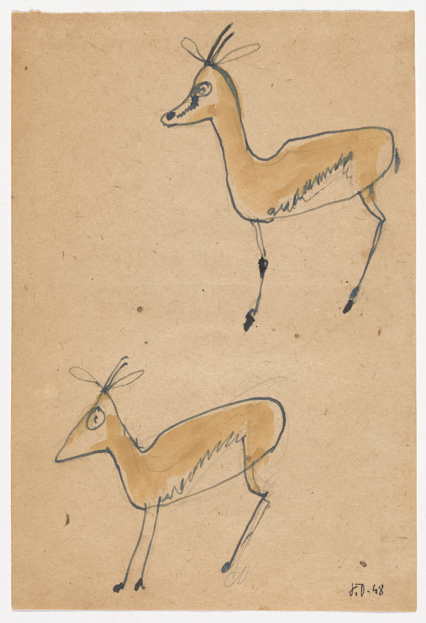 Jean Dubuffet. Sketchbook: El Golea, II