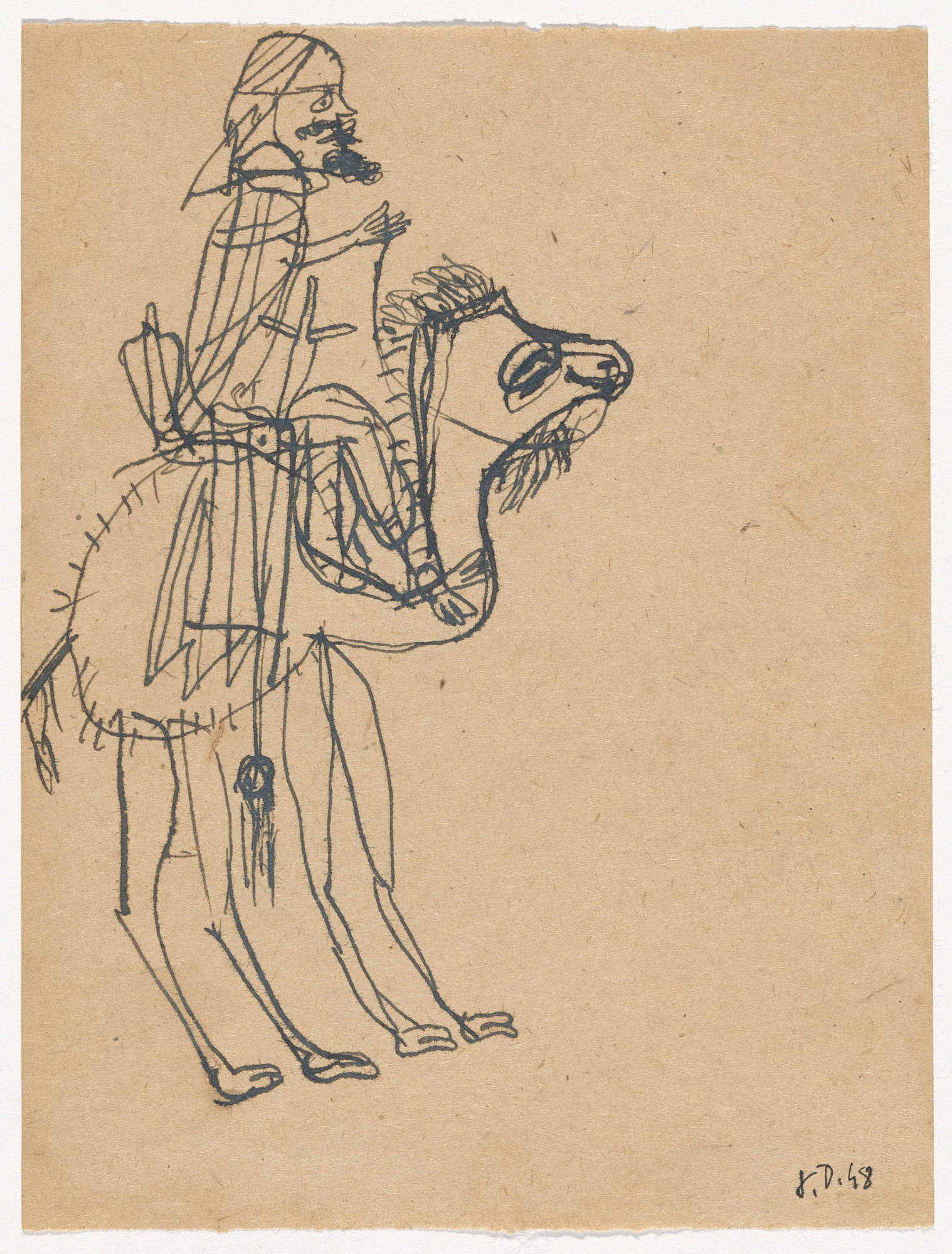 Jean Dubuffet. Sketchbook: El Golea, II